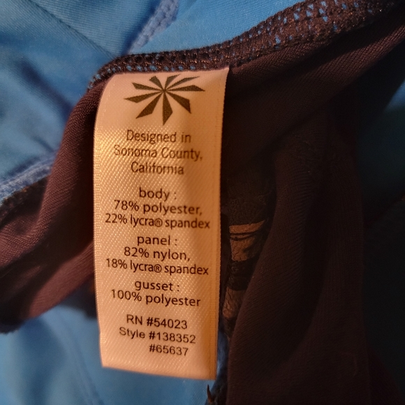 Athleta Womens Leggings X Small Blue Stretch - Picture 5 of 5